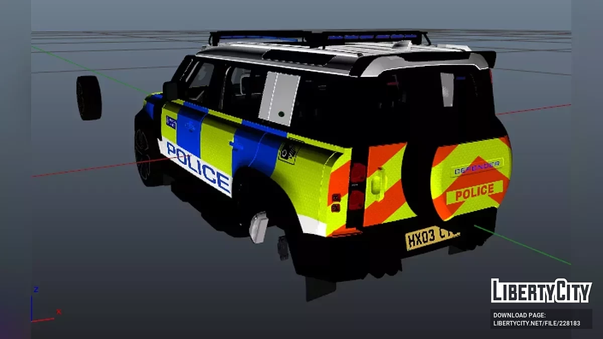 HX Land Rover Guardian (Polizeiauto) / GTA 5