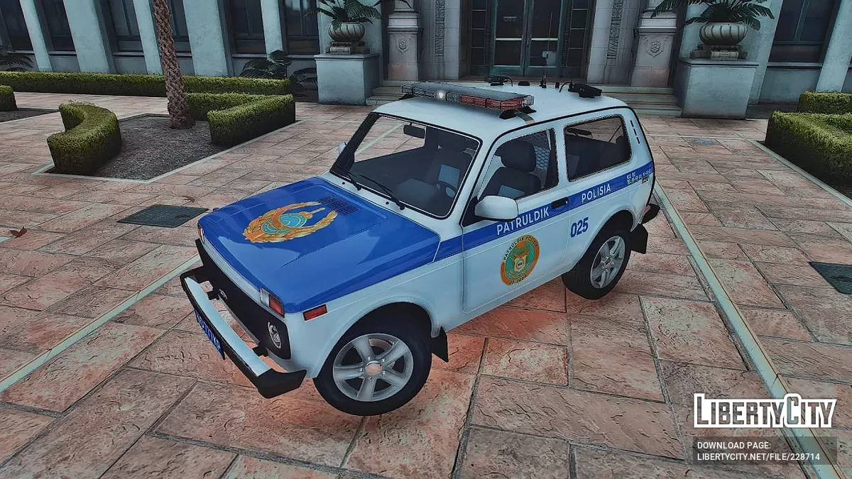 Niva - Polisi Patroli Kazakhstan [ELS] / GTA 5