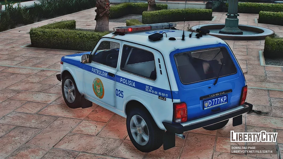 Niva - Polisi Patroli Kazakhstan [ELS] / GTA 5