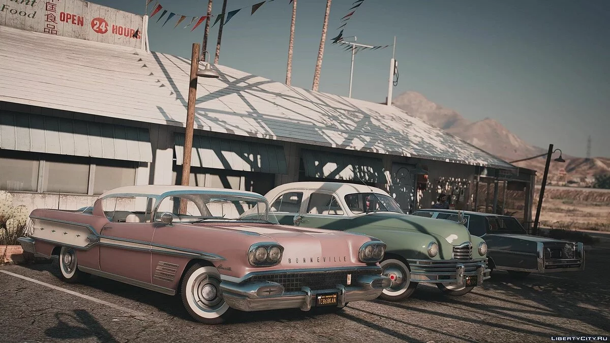 1958 年庞蒂亚克·博纳维尔 [附加 | 附加内容] 1.0 / GTA 5