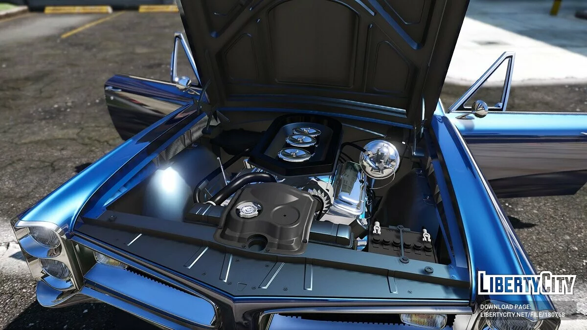 Pontiac GTO Convertible 1966 v1.1 / GTA 5