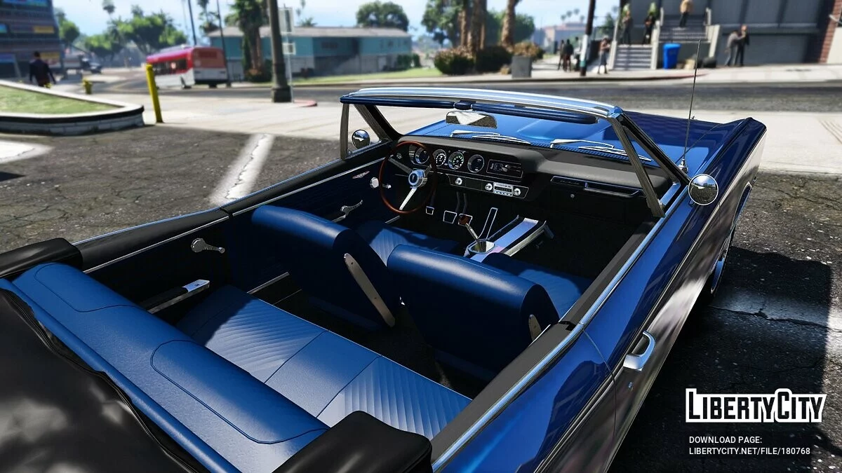 Pontiac GTO Convertible 1966 v1.1 / GTA 5