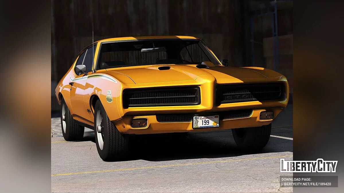 1969 年庞蒂克 GTO Judge [Add-On | Template] 1.0 / GTA 5