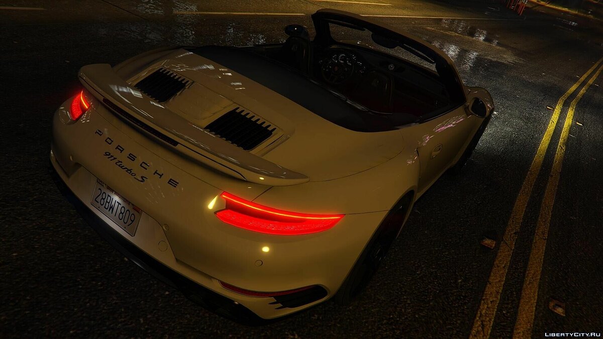 Download 2016 Porsche 911 Turbo S Cabriolet (991.2) [Add-On] for GTA 5