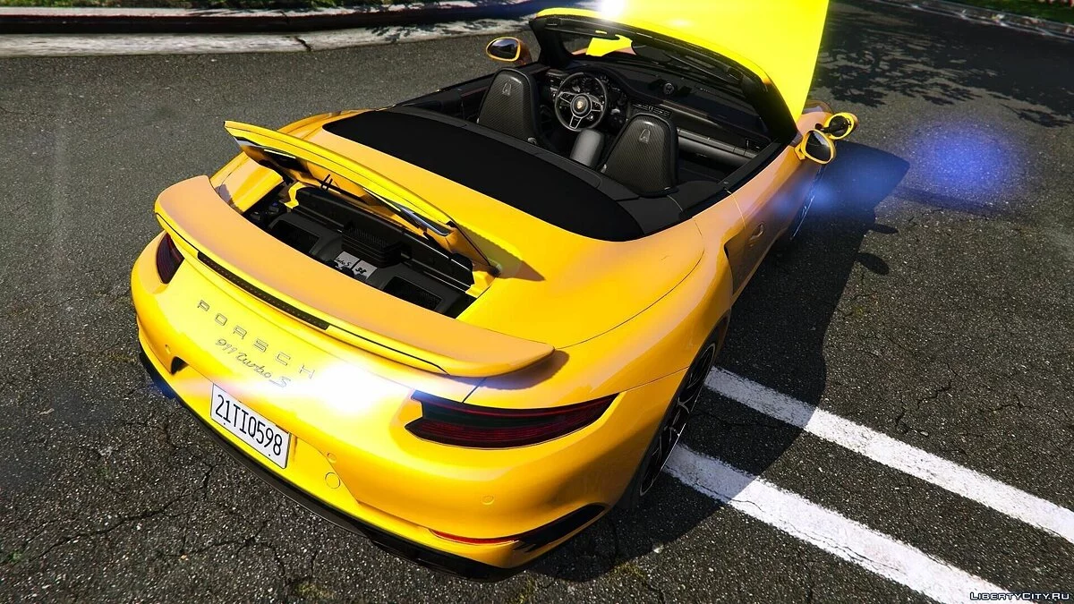 2016 保时捷 911 Turbo S 敞篷车 (991.2) [附加 | 雨刷] 1.1 / GTA 5