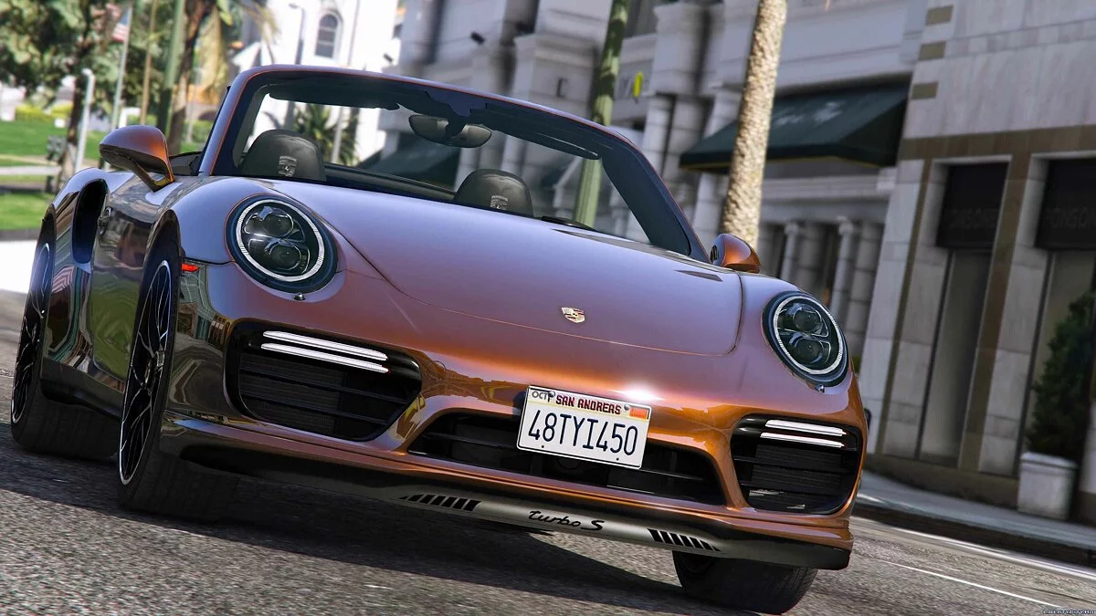 2016 保时捷 911 Turbo S 敞篷车 (991.2) [附加 | 雨刷] 1.1 / GTA 5