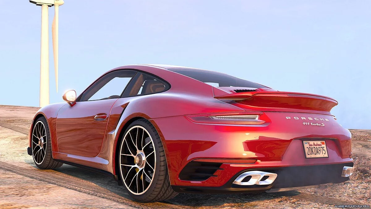 Porsche 911 Turbo S 2016 [Adicional / Substituir | Spoiler Automático | Animado | Modelo] 1.2 / GTA 5