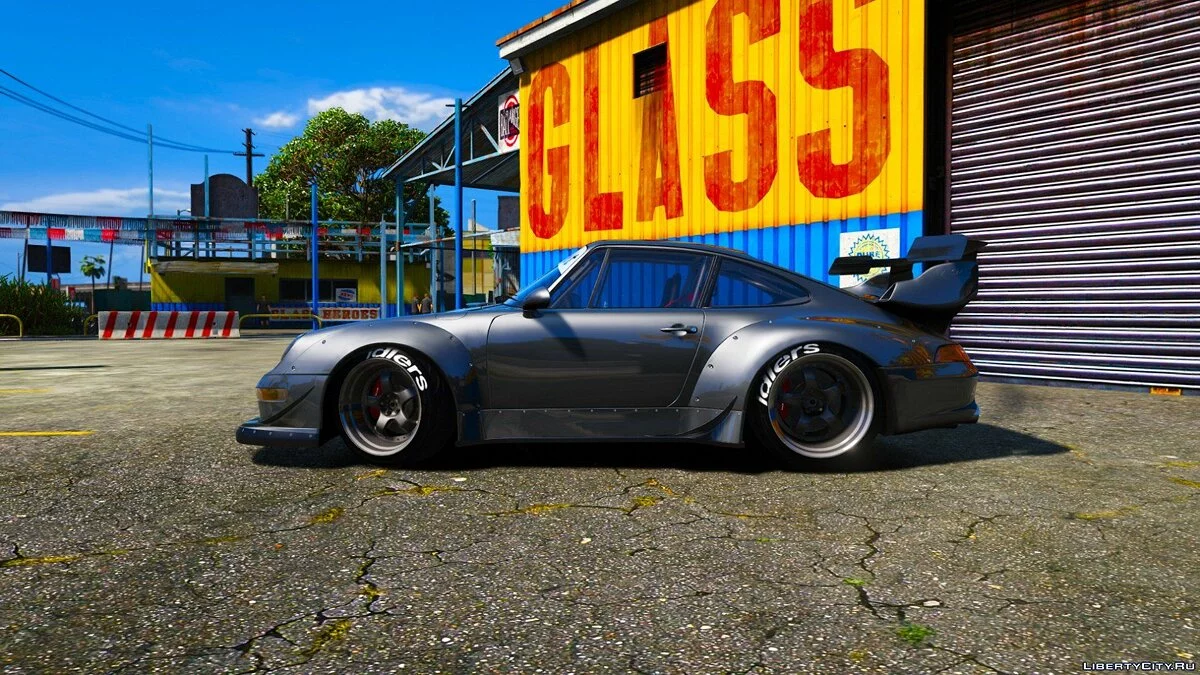 Porsche 911(993) GT-2 1992 RWB[Remplacer/Ajout][Intérieur HQ][Extérieur HQ][UV Map] 1.2 / GTA 5