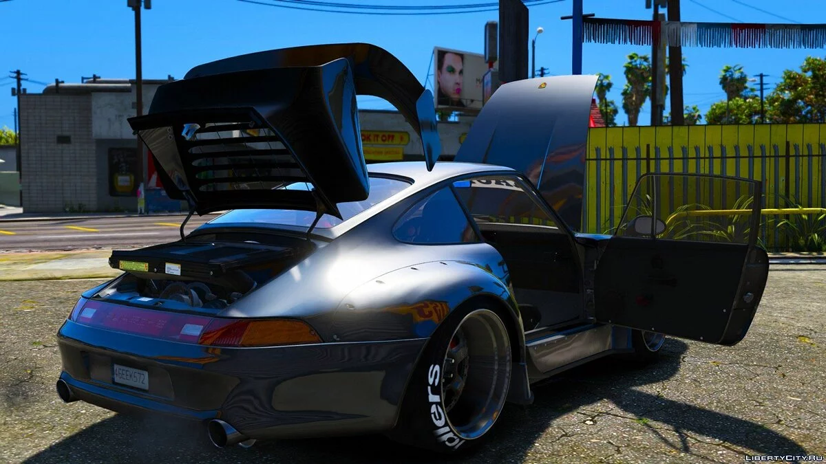 Porsche 911(993) GT-2 1992 RWB[Remplacer/Ajout][Intérieur HQ][Extérieur HQ][UV Map] 1.2 / GTA 5