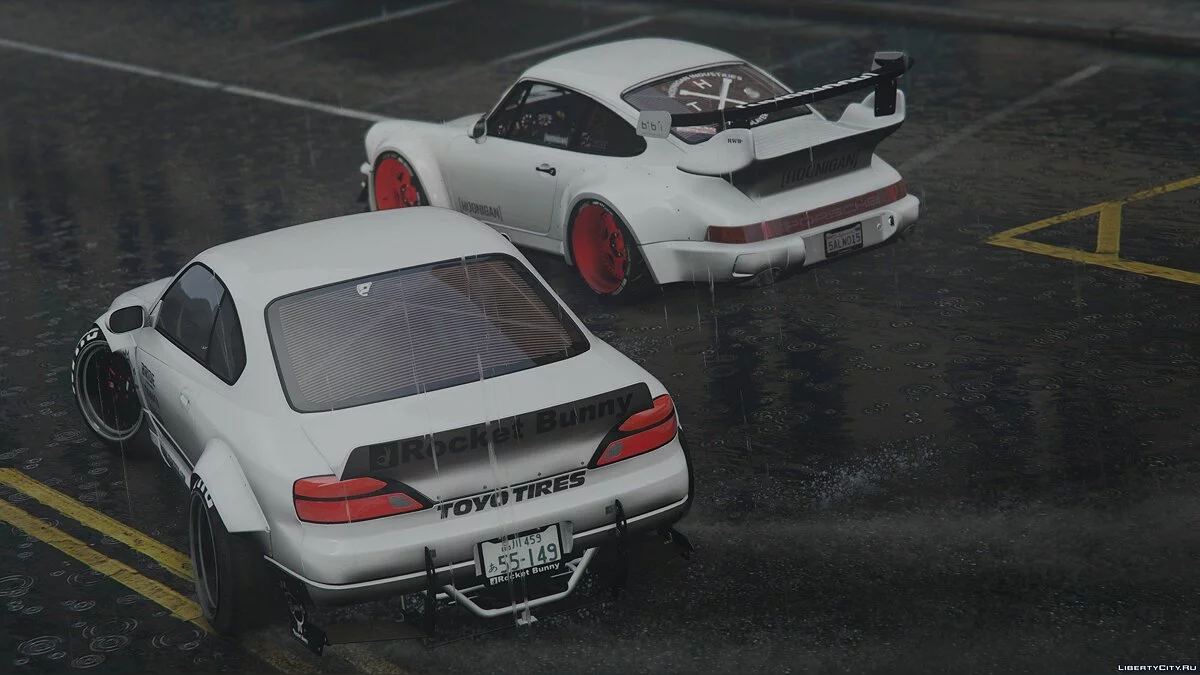 Porsche 911(964) Turbo Hoonigan&Rauh-Welt 1991 [Add-On] [Template/Liveries] [Dirt Mapping] Version Finale / GTA 5