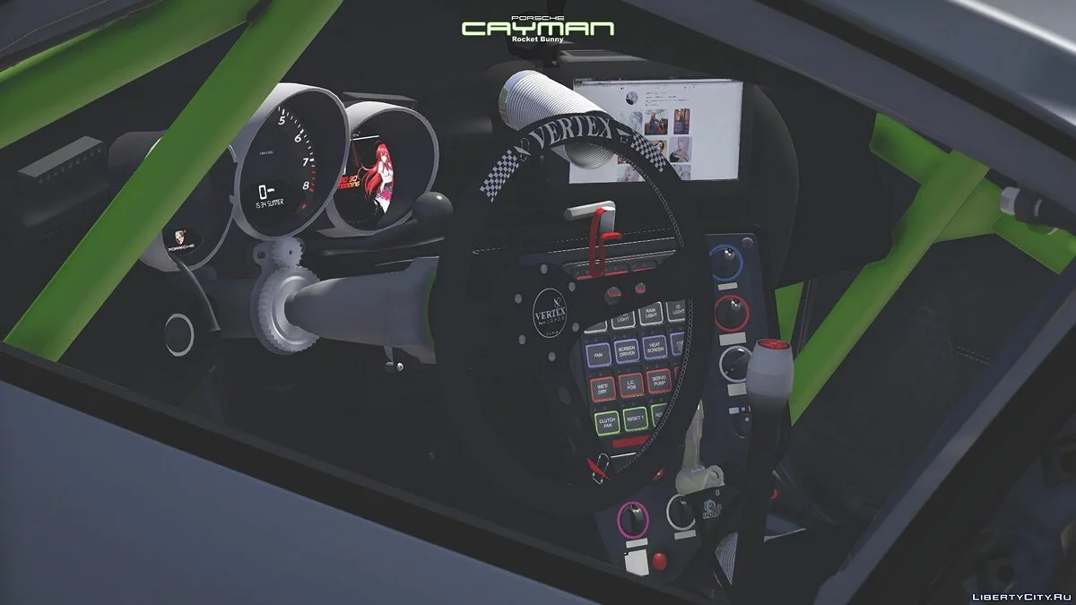 保时捷 Cayman Rocketbunny [替换] 0.5 / GTA 5