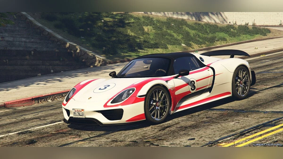 2015 Porsche 918 Spyder & Weissach Kit [Add-On | Real spoiler] 2.1 / GTA 5