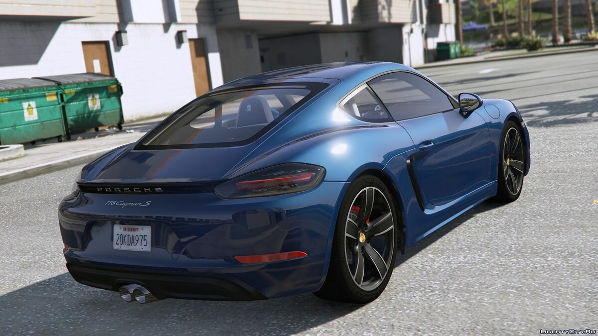 Porsche 718 cayman s для gta 5 фото 6