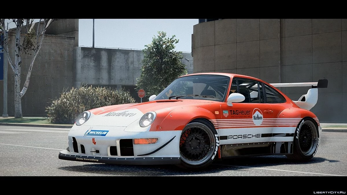1995 Porsche 911 GT2(993) + RWB [Addon|LODS|Livery] 1.0 / GTA 5