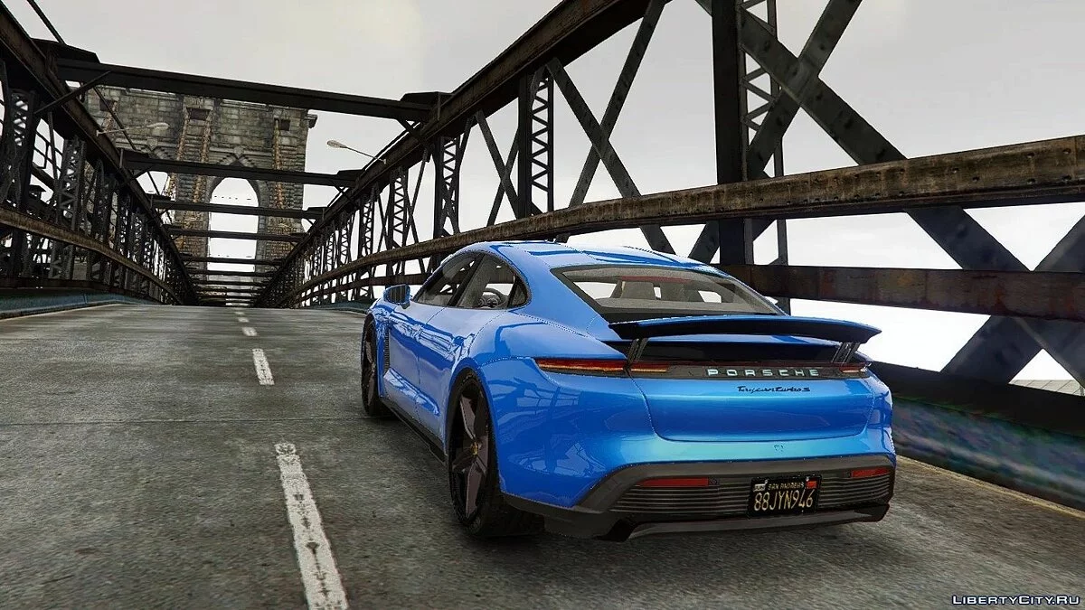Porsche Taycan Turbo S 2020 [Add-On / Substituição | Modelo | Spoiler Automático] 1.1 / GTA 5