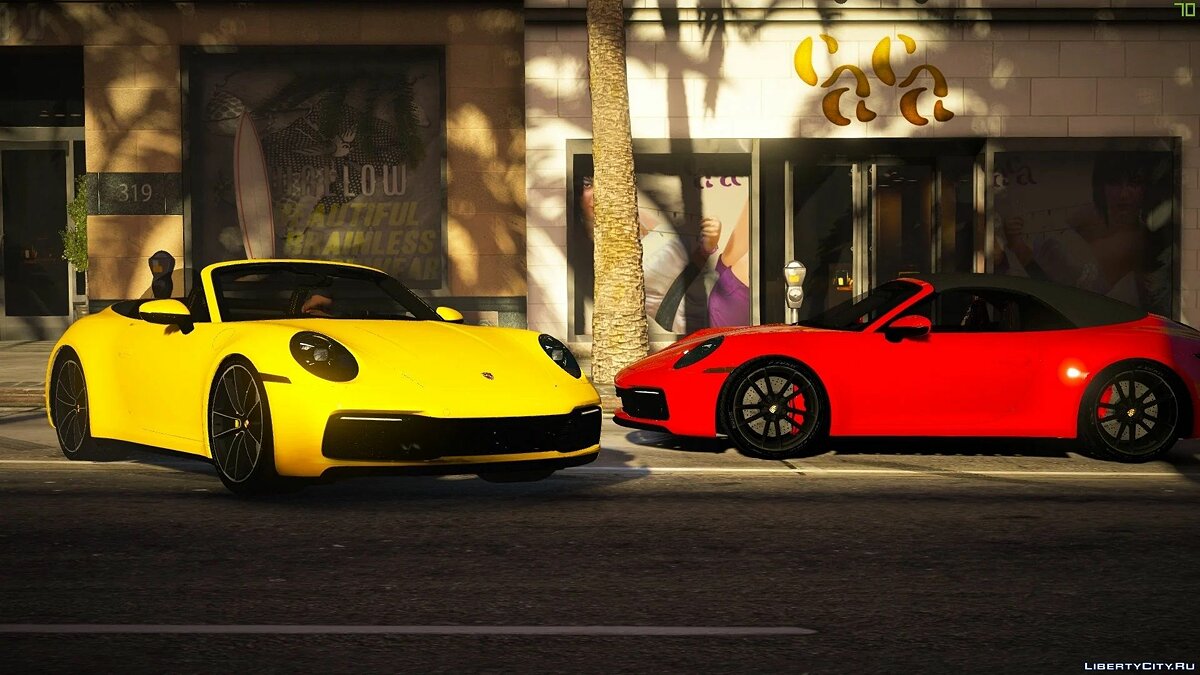 Porsche 911 cabrio gta 5 фото 17