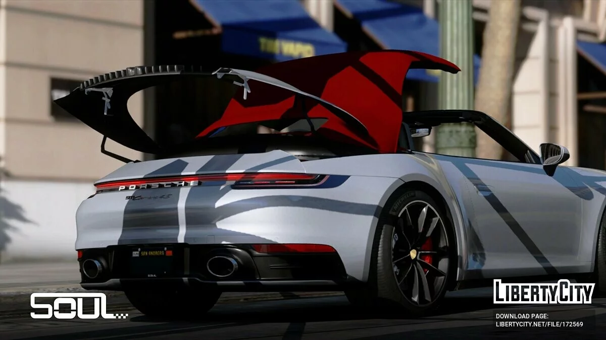 2020 Porsche 911 (992) Carrera 4S Cabriolet v1.0 / GTA 5