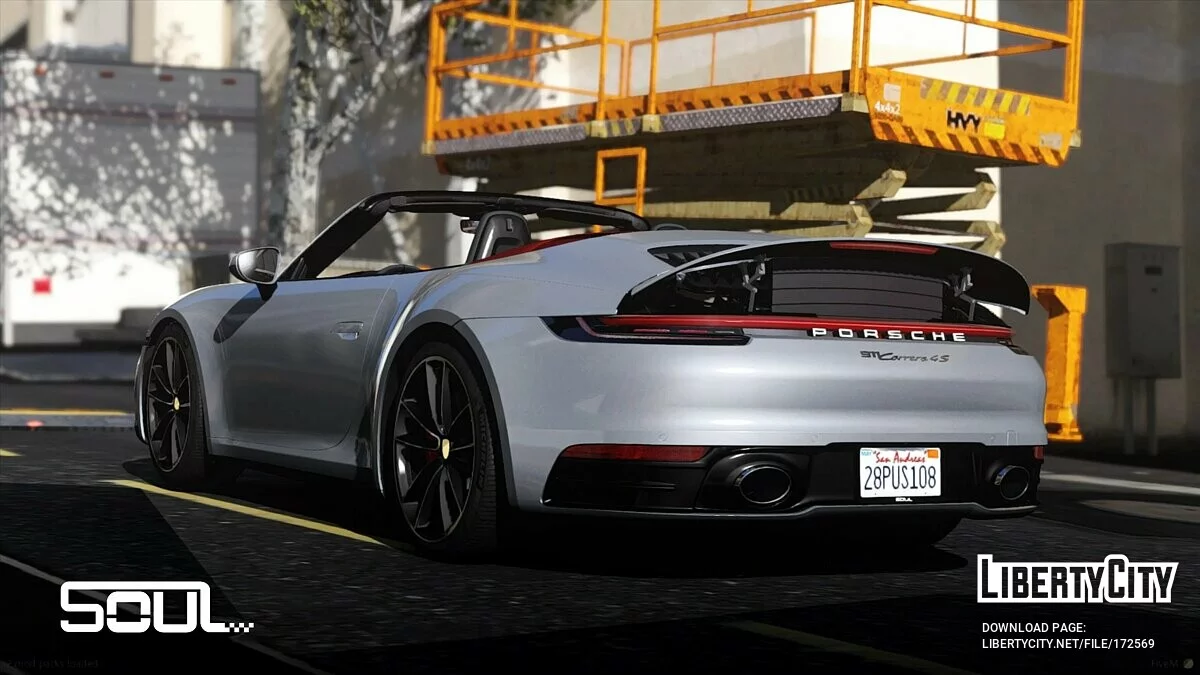 2020 Porsche 911 (992) Carrera 4S Cabriolet v1.0 / GTA 5