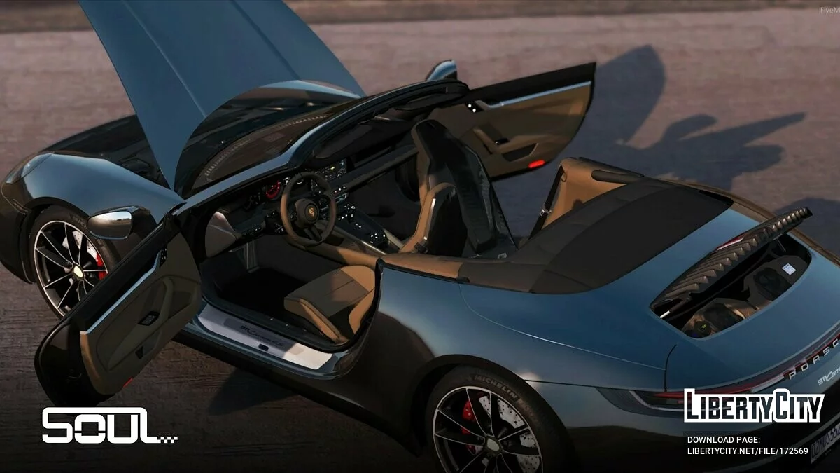 2020 Porsche 911 (992) Carrera 4S Cabriolet v1.0 / GTA 5