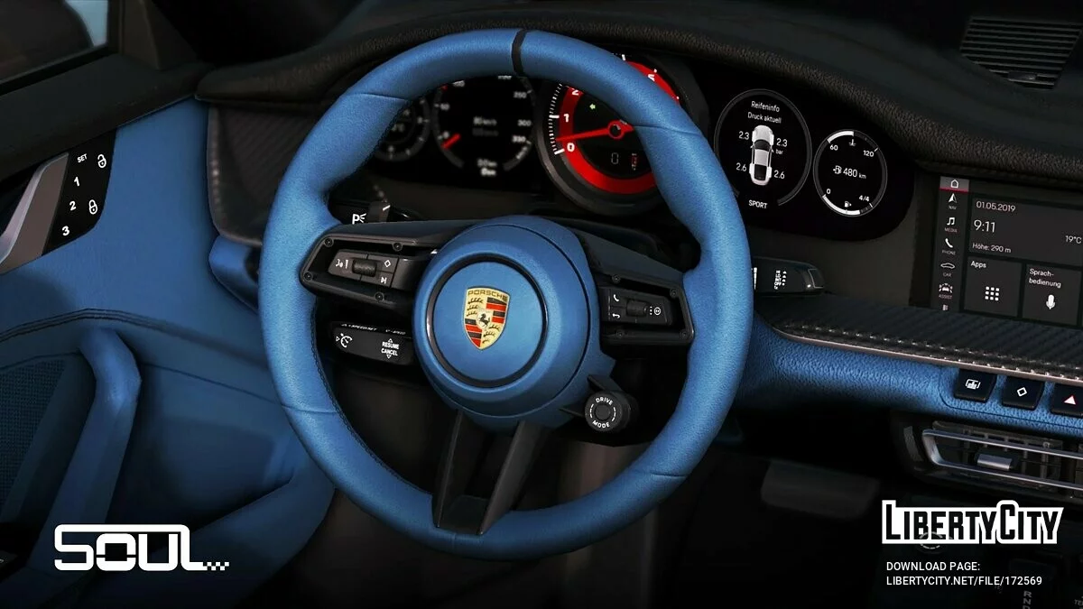 2020 Porsche 911 (992) Carrera 4S Cabriolet v1.0 / GTA 5
