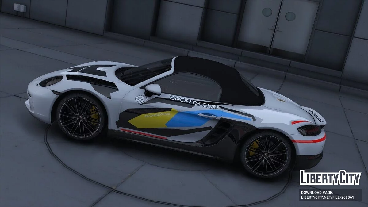 Porsche 718 Boxster S Modern Abstract / GTA 5