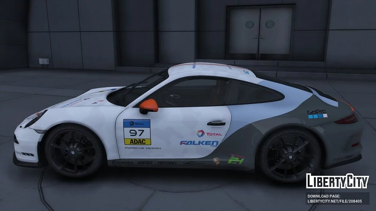 Porsche 911 R GT3 Design de Corrida Nürburgring / GTA 5