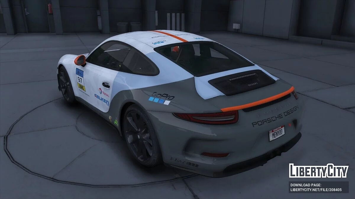 Porsche 911 R GT3 Design de Corrida Nürburgring / GTA 5