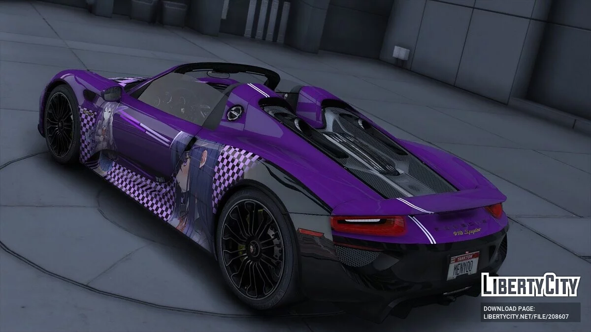 Porsche 918 Spyder Yuri DDLC / GTA 5