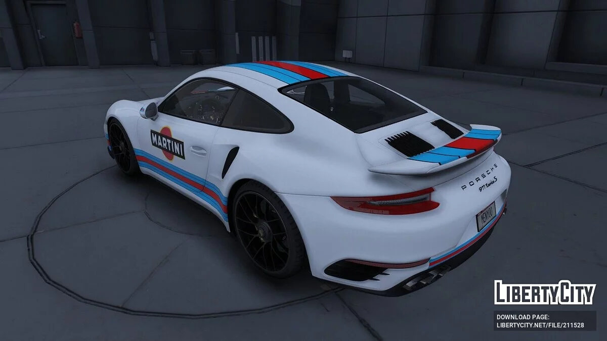 Prosche 911 Turbo S Martini Racing / GTA 5