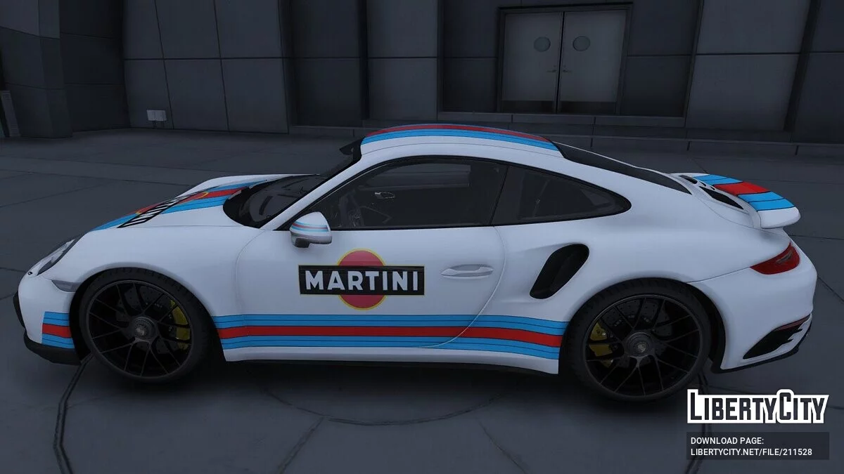 Prosche 911 Turbo S Martini Racing / GTA 5