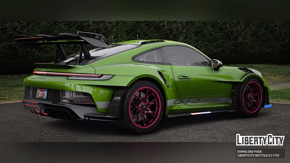 Porsche 911 GT3 RS 2023 Police Modern Lights / GTA 5