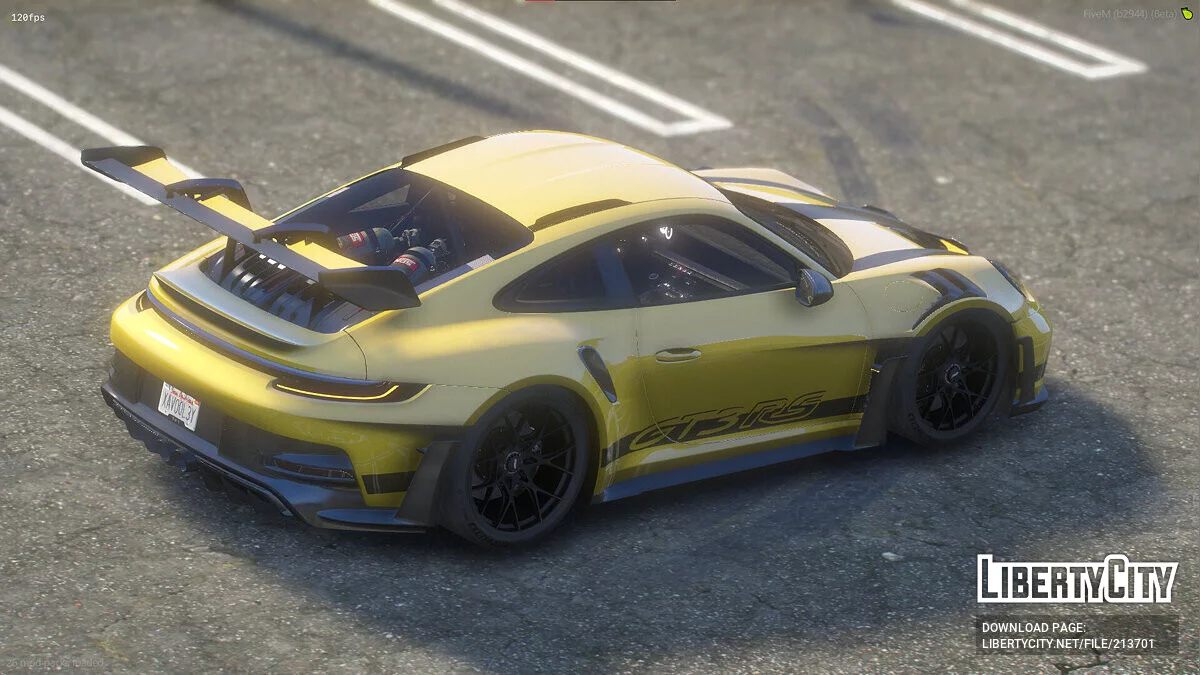 保时捷 992 GT3 RS 去标版 / GTA 5