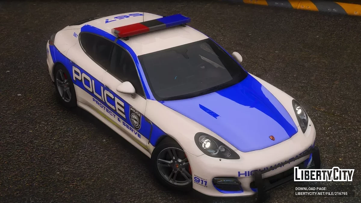 2010 Porsche Panamera Turbo SCPD v1.0 / GTA 5