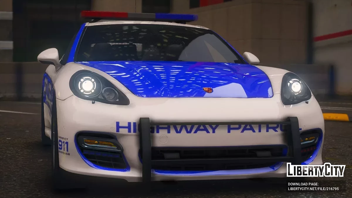 2010 Porsche Panamera Turbo SCPD v1.0 / GTA 5