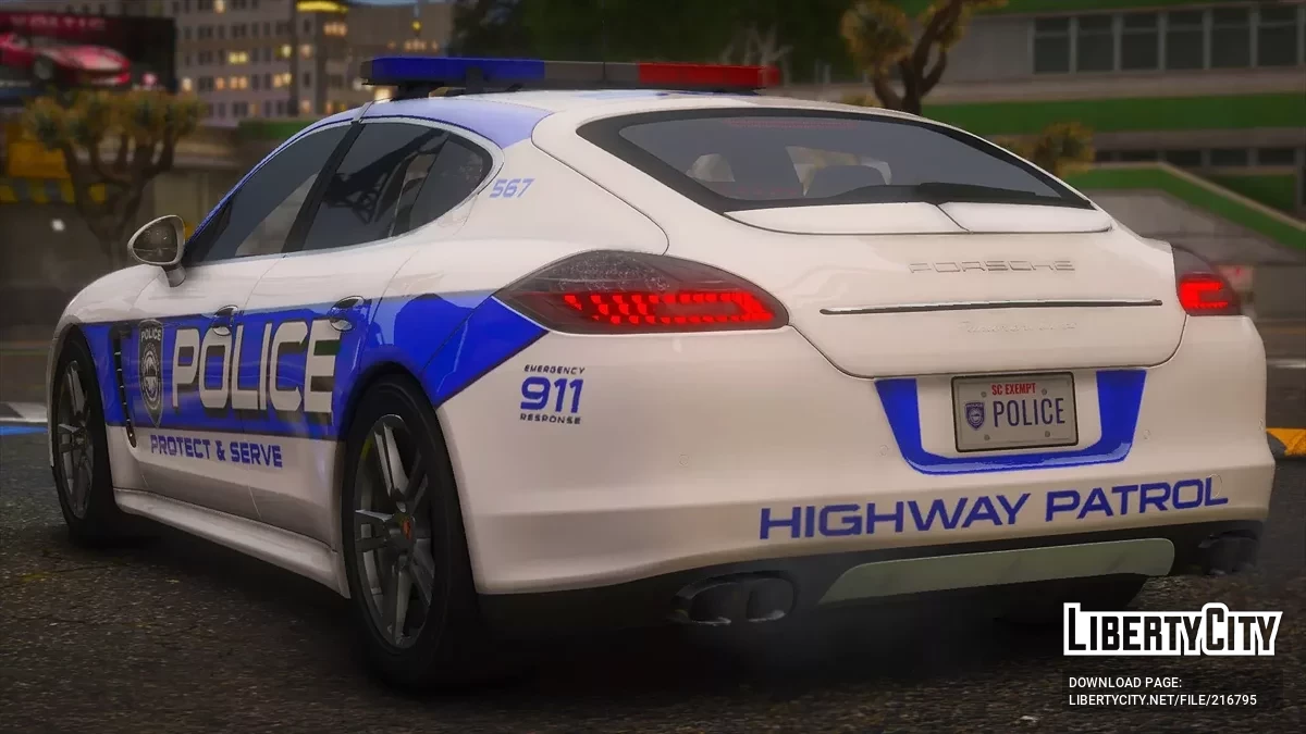 2010 Porsche Panamera Turbo SCPD v1.0 / GTA 5