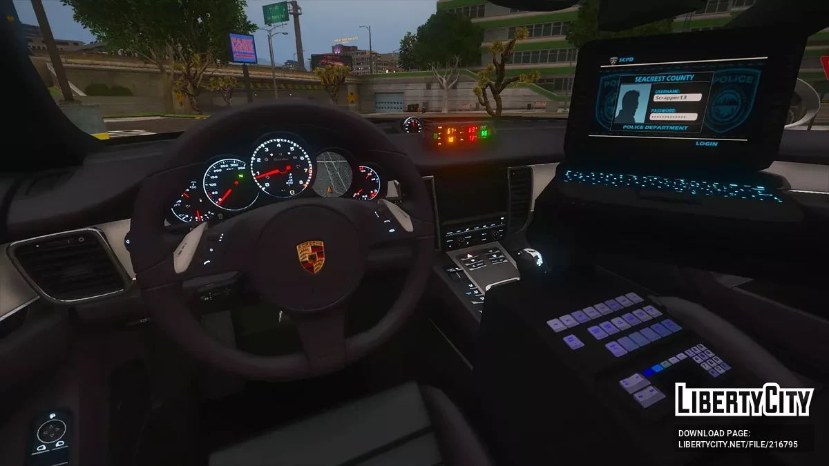 2010 Porsche Panamera Turbo SCPD v1.0 / GTA 5