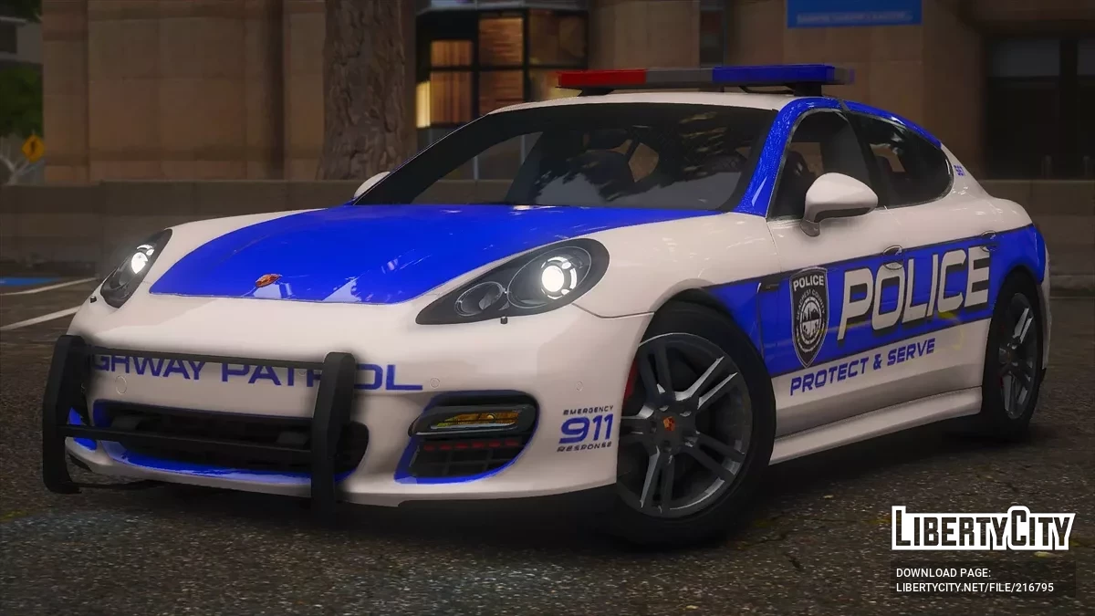 2010 Porsche Panamera Turbo SCPD v1.0 / GTA 5