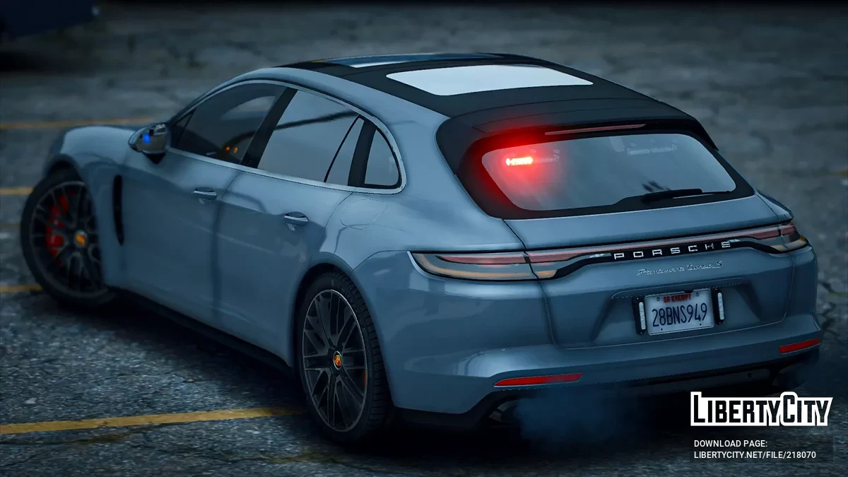 Porsche Panamera Turbo S Não Marcado FBI / GTA 5