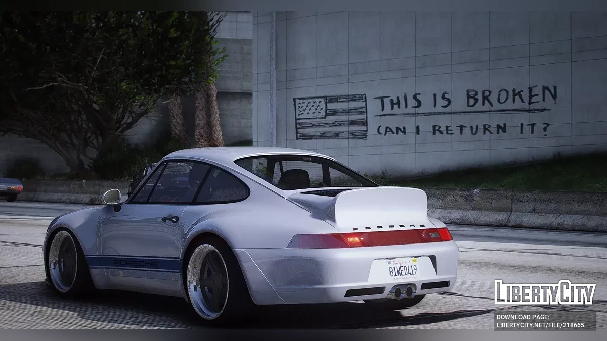 2018 Porsche Gunther Werks 400R без позначок / GTA 5