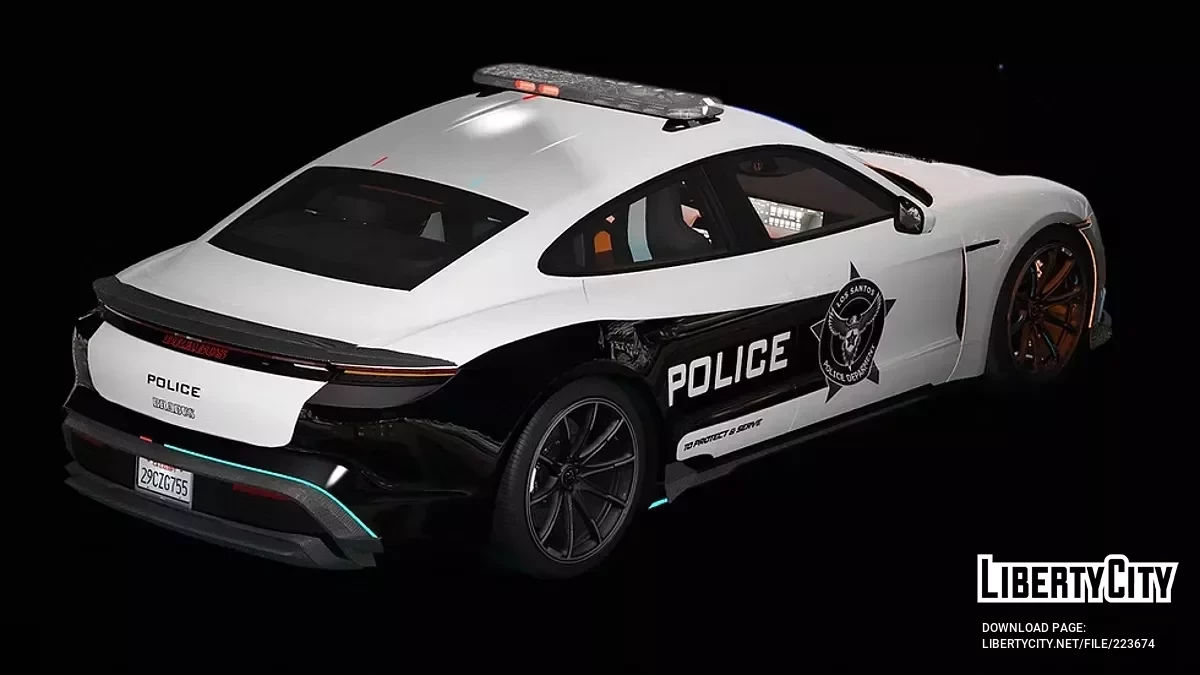 Taycan Brabus Policía / GTA 5
