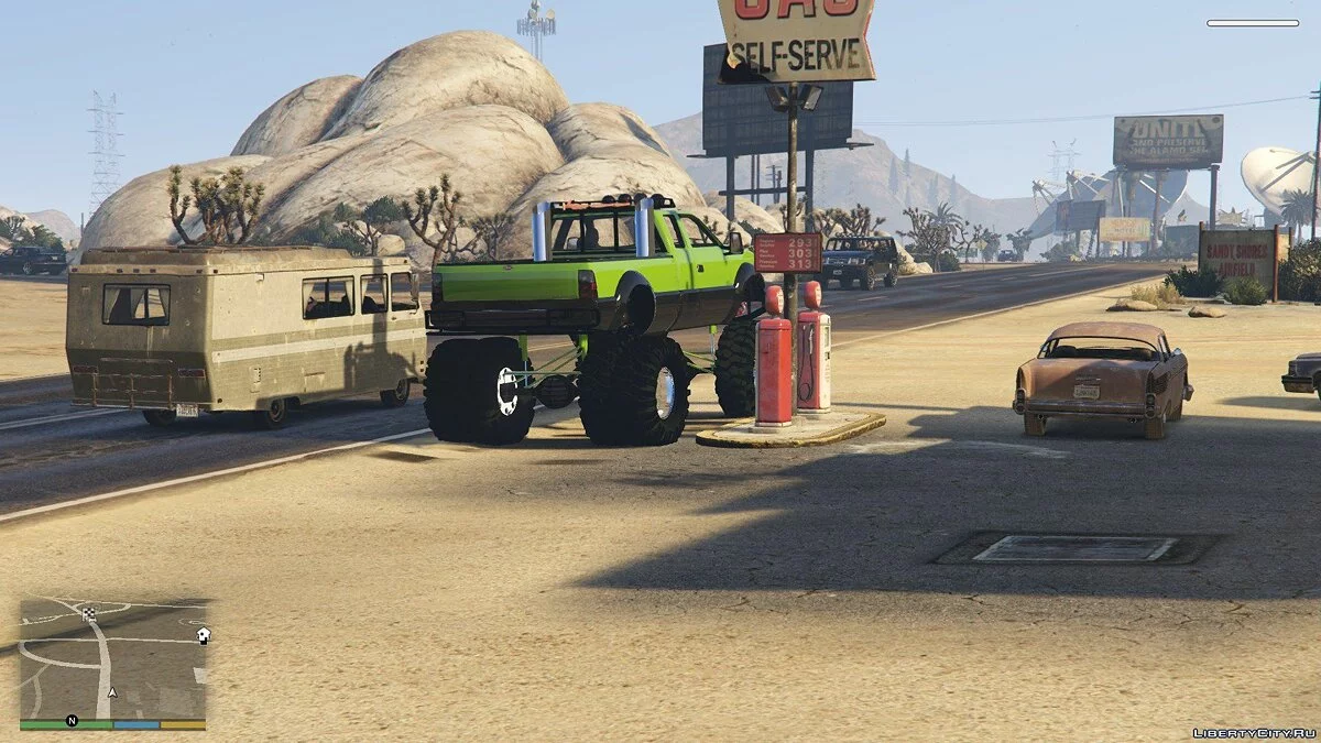 Sandking HD Monster Dually 1.2.1 / GTA 5