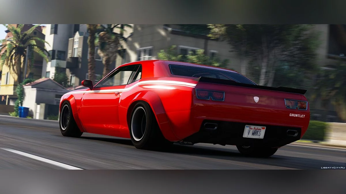 Bravado Gauntlet Hellhound [Add-On | Liveries | Template] 2.0 / GTA 5