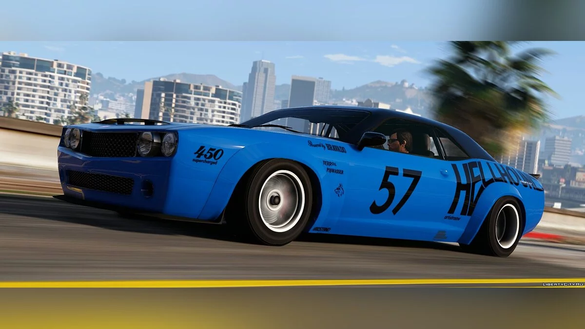 Bravado Gauntlet Hellhound [Add-On | Liveries | Template] 2.0 / GTA 5