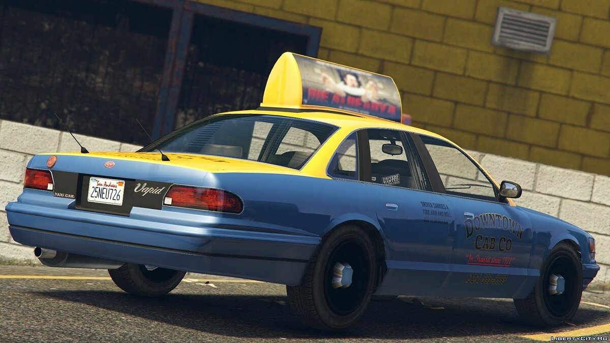 Vapid taxi gta 5 замена фото 13