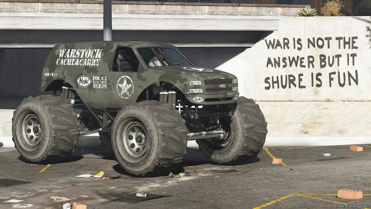 Vapid Liberator Mapped [ Add-On | Tuning | Liverys | Template ] 1.1 / GTA 5