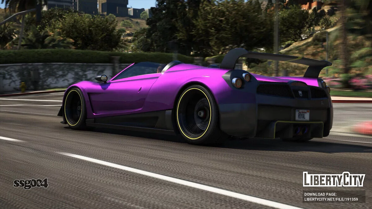 Pegassi Osiris Roadster v1.2 / جي تي أي 5
