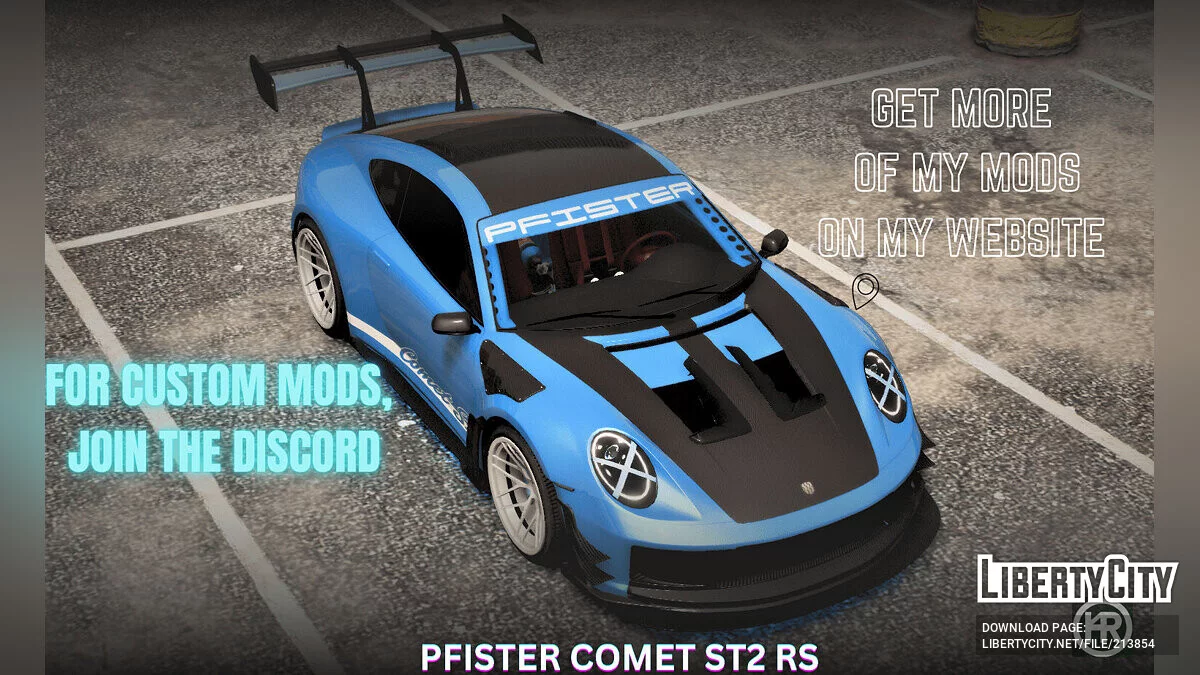 Pfister Comet ST2 [Add-On / FiveM | Tuning | LODs] / GTA 5