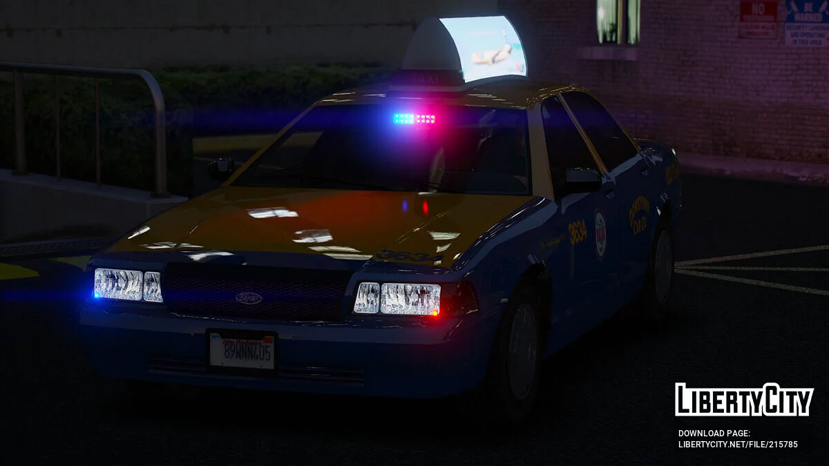 Vapid Stanier - LSPD Undercover Taxi / GTA 5