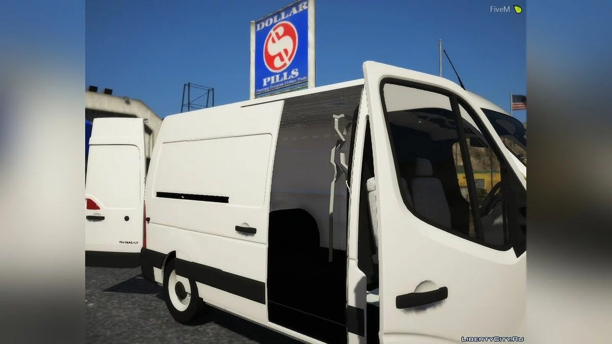 Renault Master 2012 L2H2 Панельний фургон / GTA 5