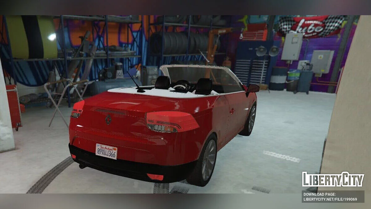 Renault Megane 3 Cabrio 2009 [Add-On] V1.0 / GTA 5